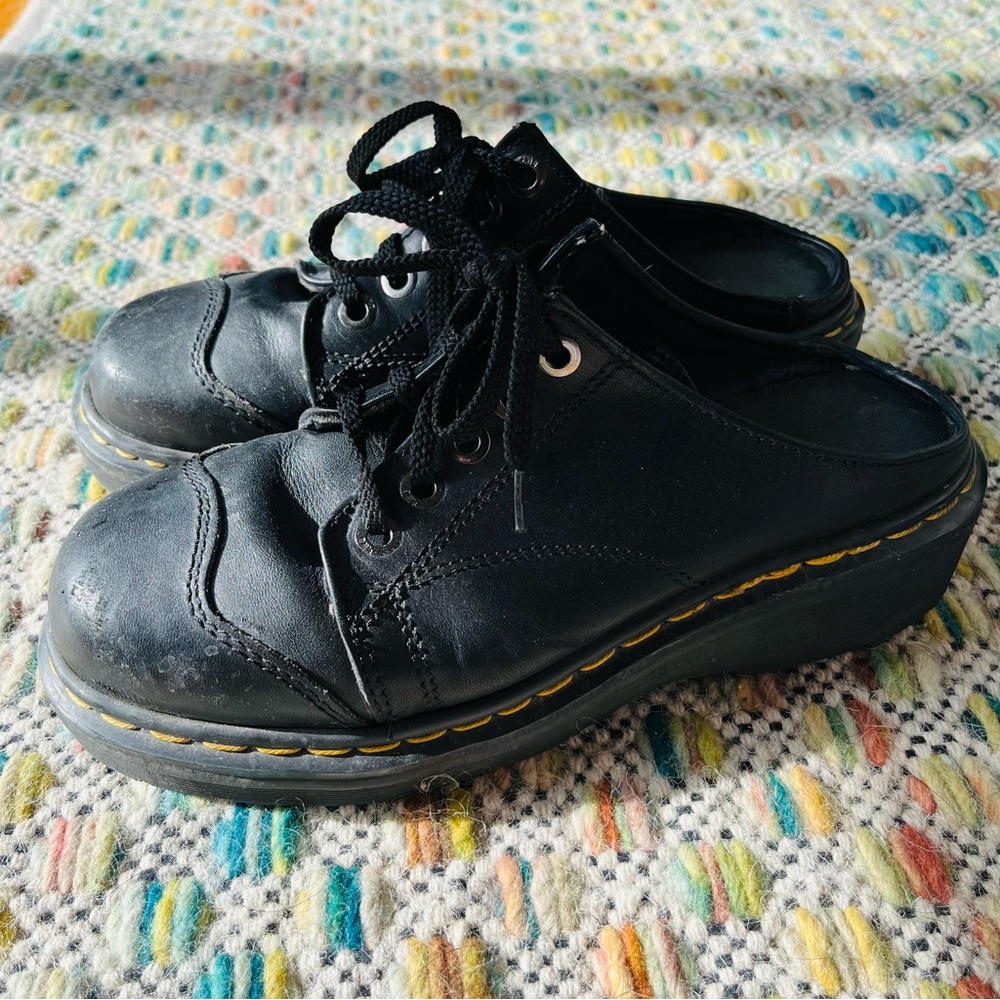 Vintage 90’s Dr. Martens Made in England Mules Clogs Slip On Slides US Women’s 7